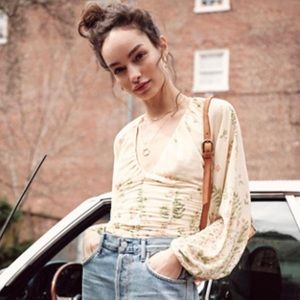 Free People Final Rose Blouse